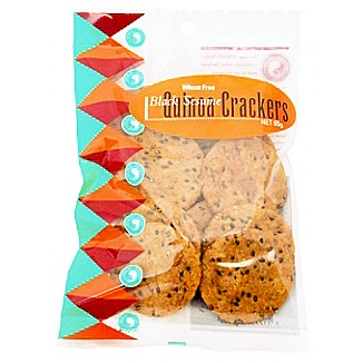 Black Sesame Quinoa Crackers 65g - Spiral