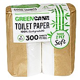 Toilet Paper 2 Ply 4 Pack - Green Cane