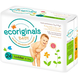 Nappies Toddler 10-15kg 24 Pack - Ecoriginals