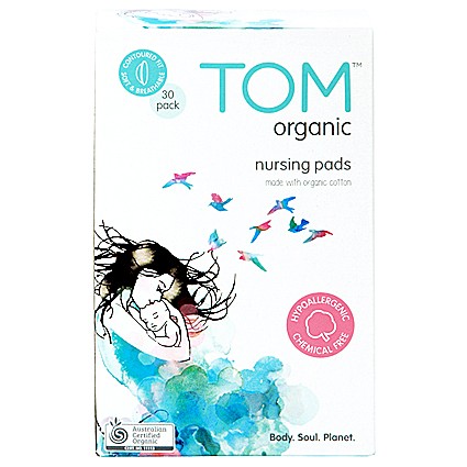 Nursing Pads 30 Pack - Tom Organic