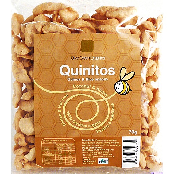 Quinitos Coconut & Honey 70g - Olive Green