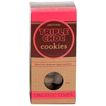 Triple-Choc Cookies 150g - Organic Times