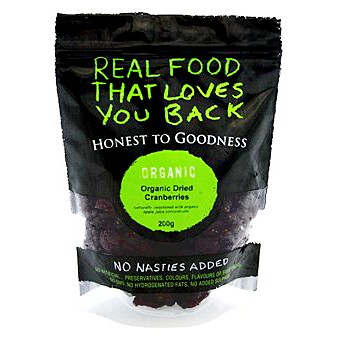 Dried Cranberries 200g - Honest to Goodness