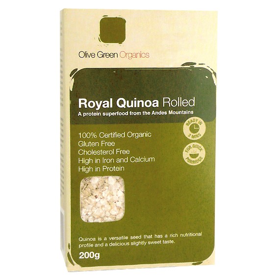 Quinoa Rolled 200g - Olive Green