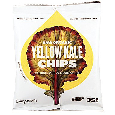Kale Chips Yellow 40g - Loving Earth